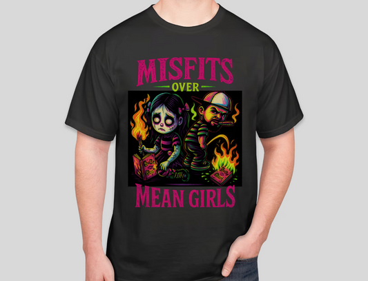 Petty Threads Co - Misfits over Mean Girls - Comfort Colors 100% Cotton T-shirt