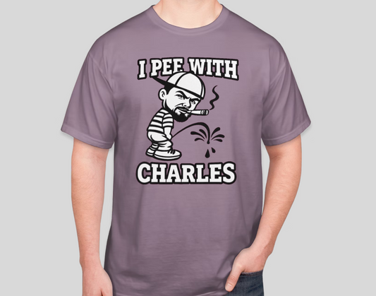 Petty Threads Co - GWC I pea w/ Charles - Comfort Colors 100% Cotton T-shirt