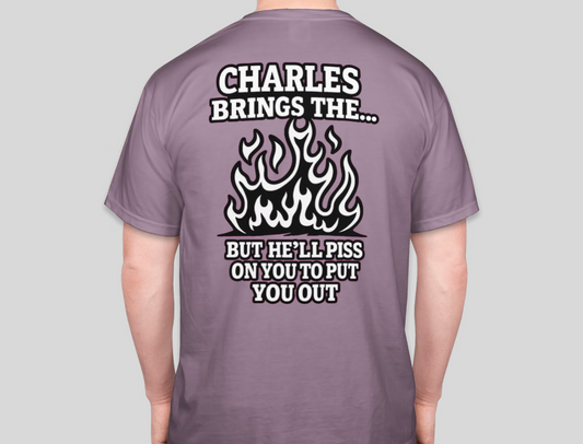 Petty Threads Co - GWC I pea w/ Charles - Comfort Colors 100% Cotton T-shirt