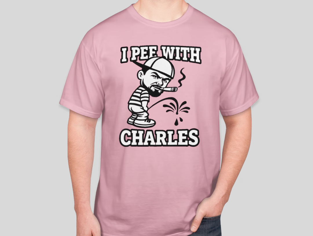 Petty Threads Co - GWC I pea w/ Charles - Comfort Colors 100% Cotton T-shirt