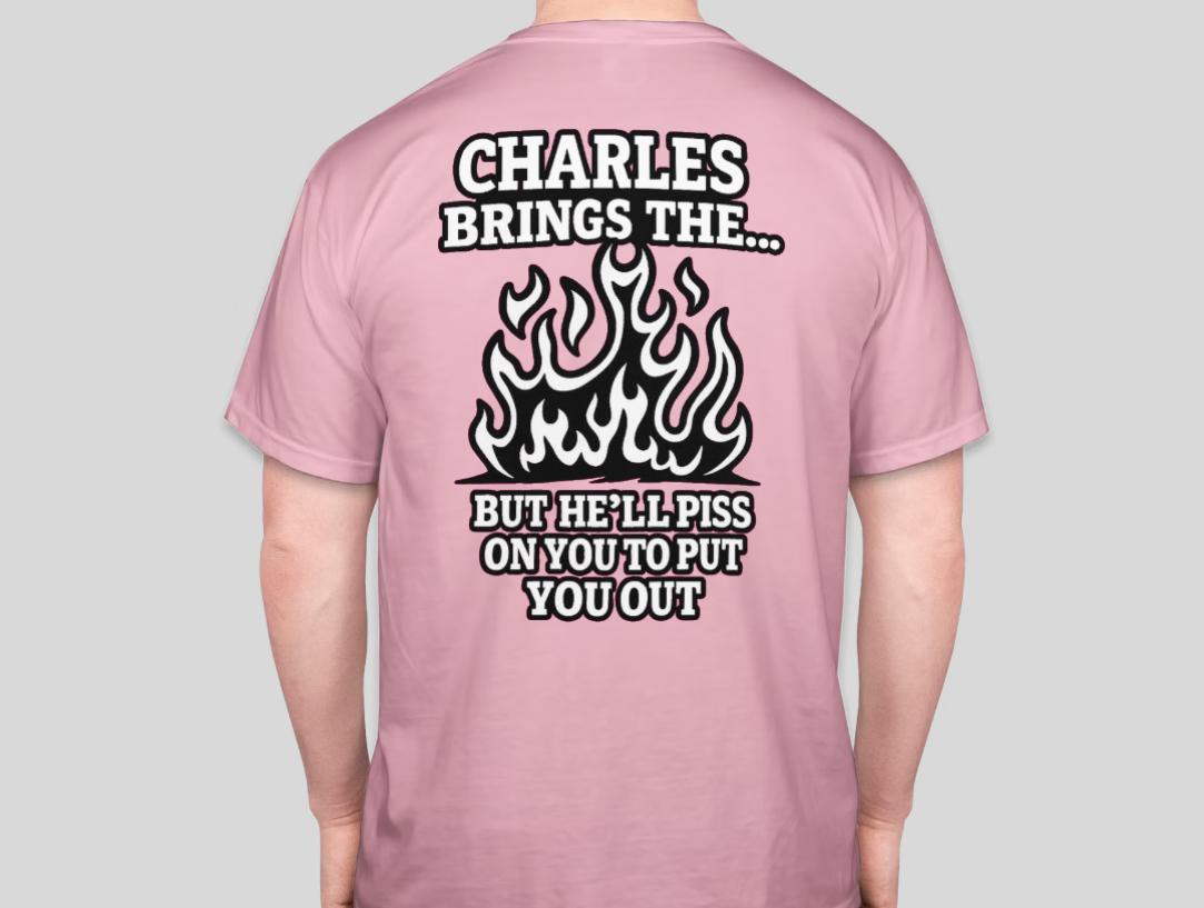 Petty Threads Co - GWC I pea w/ Charles - Comfort Colors 100% Cotton T-shirt