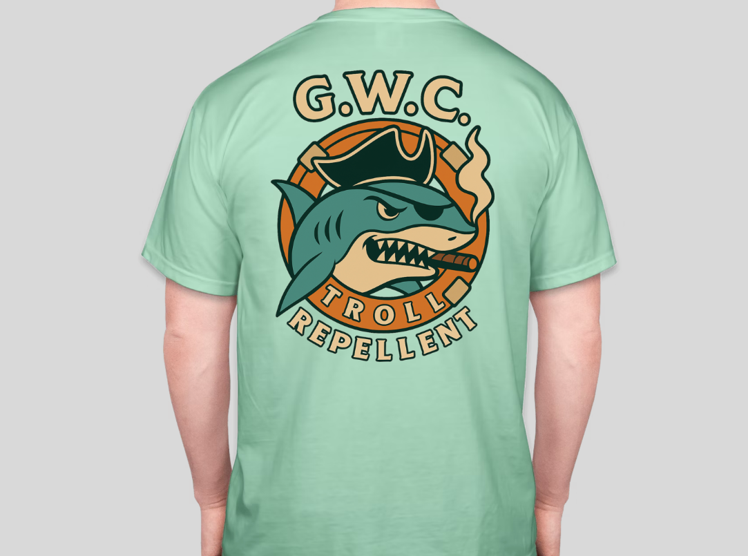 Petty Threads Co x G.W.C. - Troll Repellent - Comfort Colors 100% Cotton T-shirt
