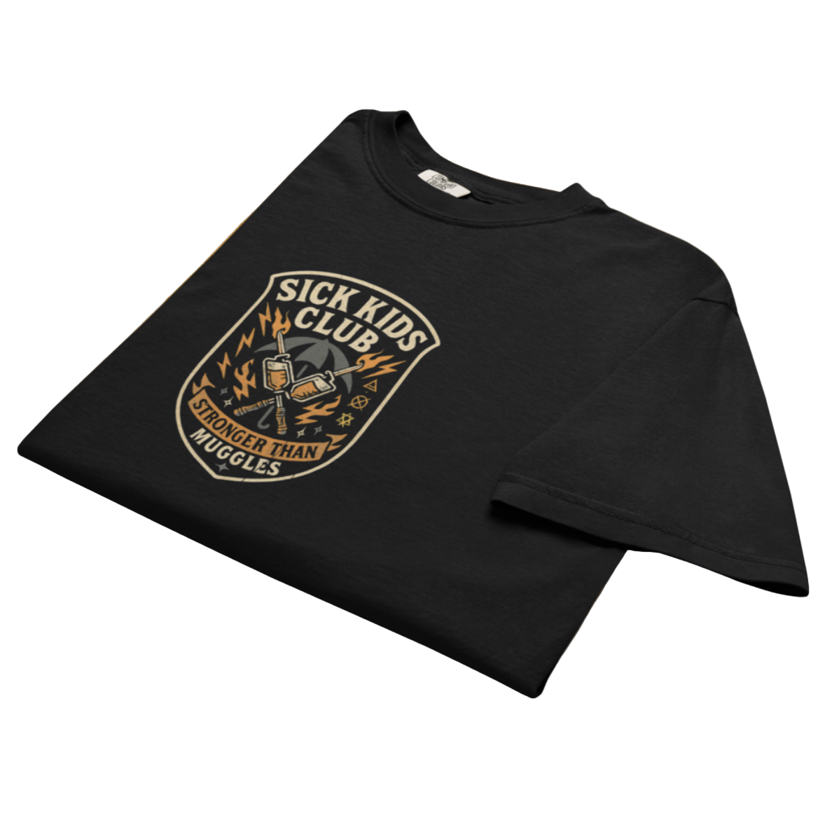 Petty Threads Co - Sick Kids Club Crest Tee - Comfort Colors 100% Cotton T-shirt