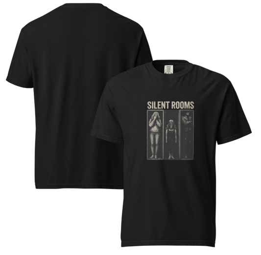 Petty Threads Co - “SILENT ROOMS” Comfort Colors 100% Cotton T-shirt