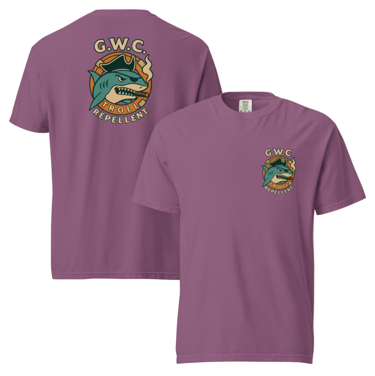 Petty Threads Co x G.W.C. - Troll Repellent - Comfort Colors 100% Cotton T-shirt