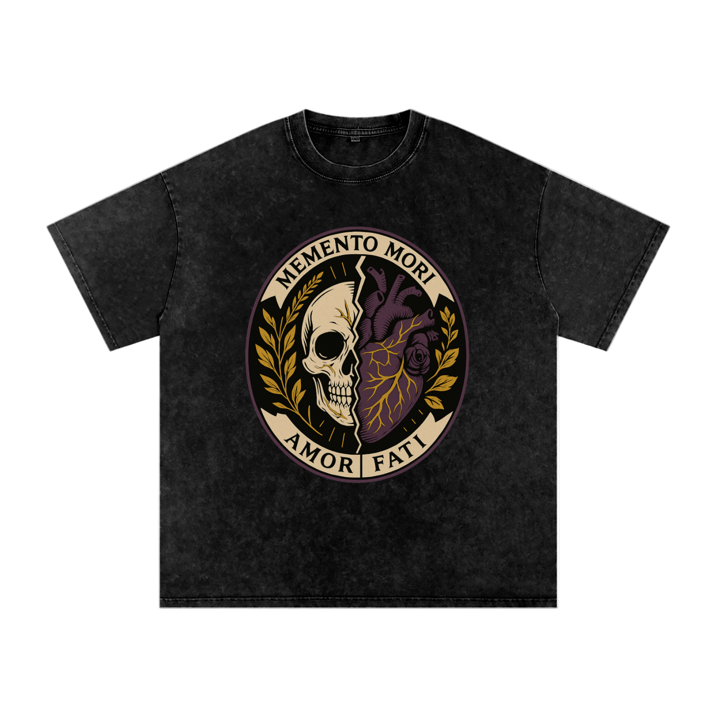 Petty Threads Co - Petty Fate // Memento Mode - Snow Washed Oversized Cotton T-Shirt