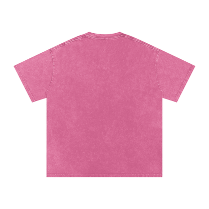 Petty Threads Co - Silence of the Snakes - Snow Washed Oversized Cotton T-Shirt