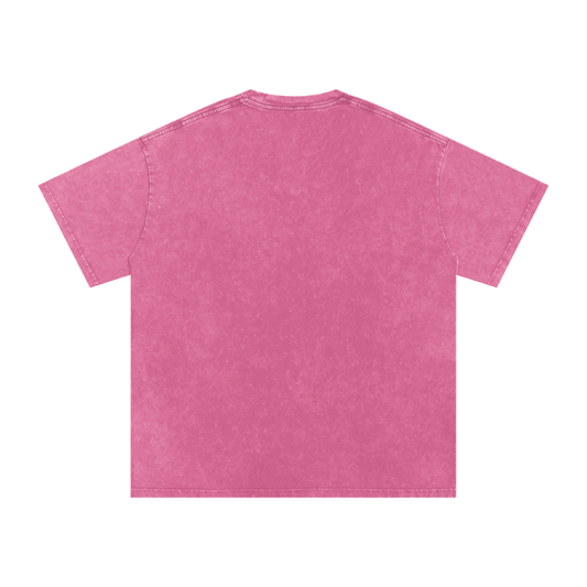 Petty Threads Co - Silence of the Snakes - Snow Washed Oversized Cotton T-Shirt