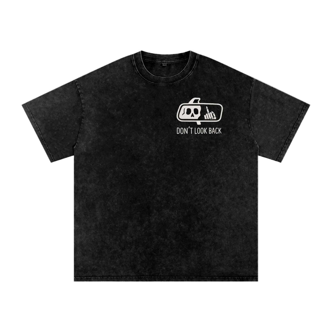 Petty Threads Co - Past Is Dead - Snow Washed Oversized Cotton T-Shirt