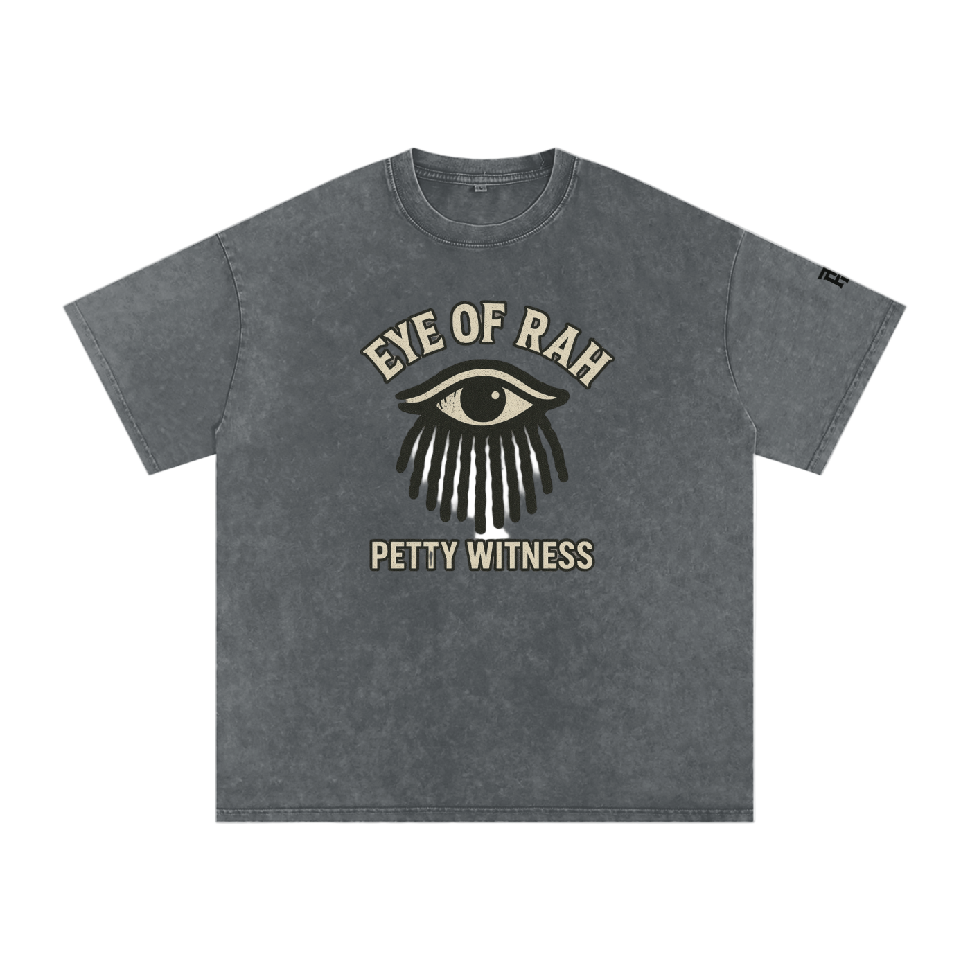 Petty Threads Co - Eye Don’t Miss - Snow Washed Oversized Cotton T-Shirt