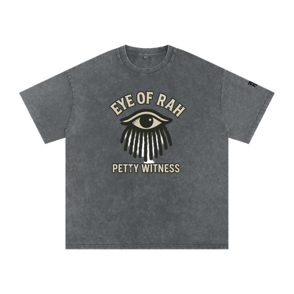 Petty Threads Co - Eye Don’t Miss - Snow Washed Oversized Cotton T-Shirt