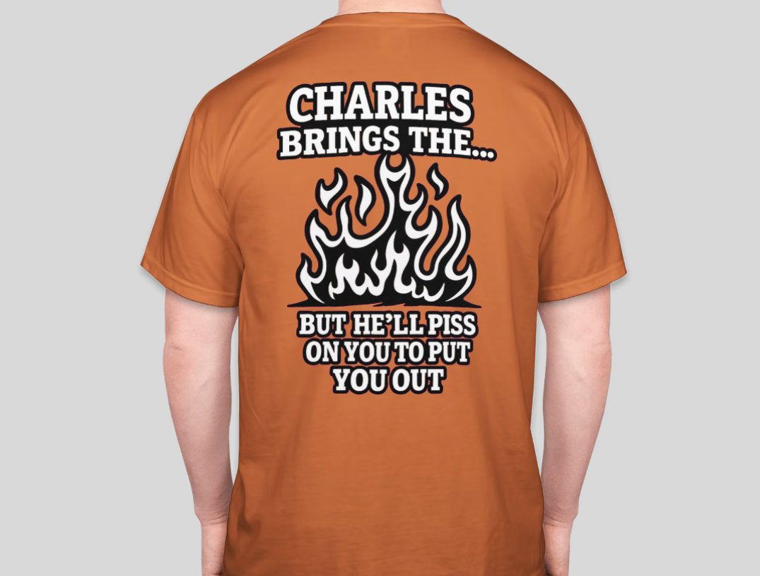 Petty Threads Co - GWC I pea w/ Charles - Comfort Colors 100% Cotton T-shirt