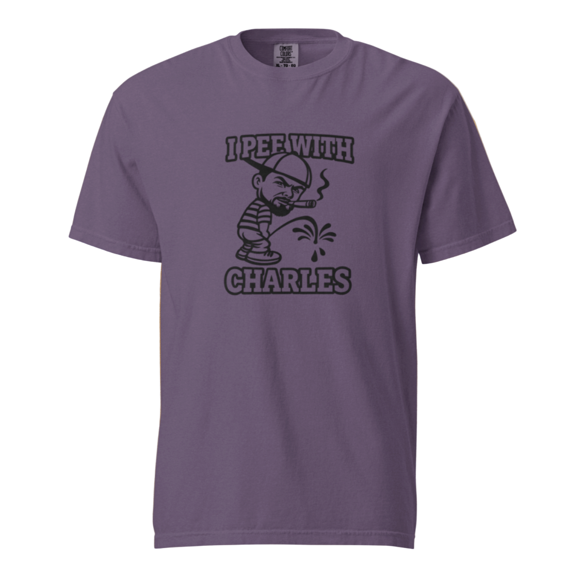 Petty Threads Co - GWC I pea w/ Charles - Comfort Colors 100% Cotton T-shirt