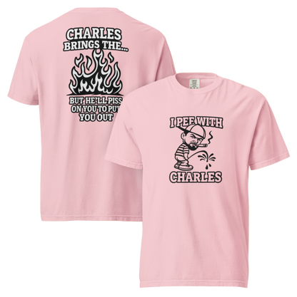 Petty Threads Co - GWC I pea w/ Charles - Comfort Colors 100% Cotton T-shirt