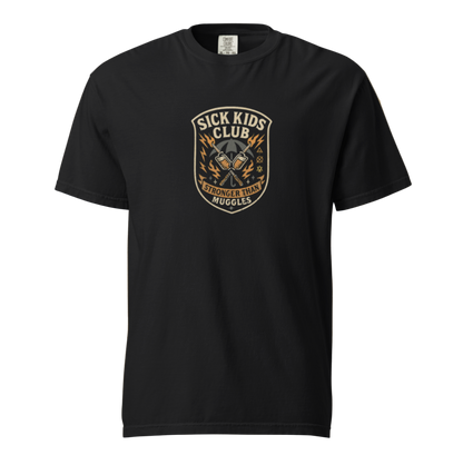 Petty Threads Co - Sick Kids Club Crest Tee - Comfort Colors 100% Cotton T-shirt
