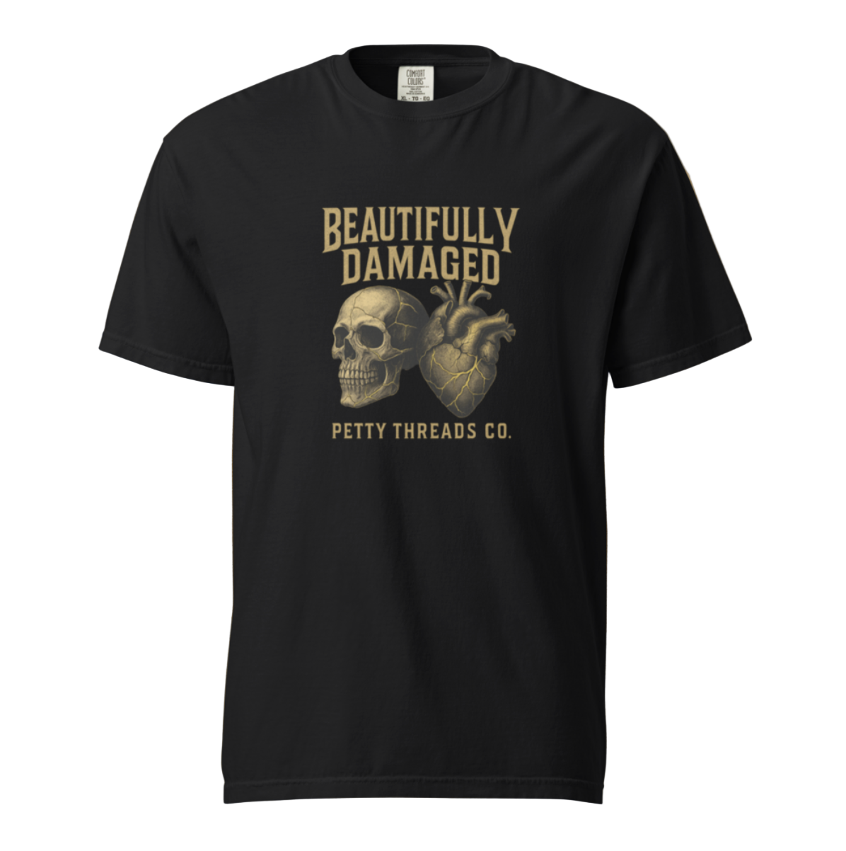 Petty Threads Co - Beautifully Damaged - Comfort Colors 100% Cotton T-shirt