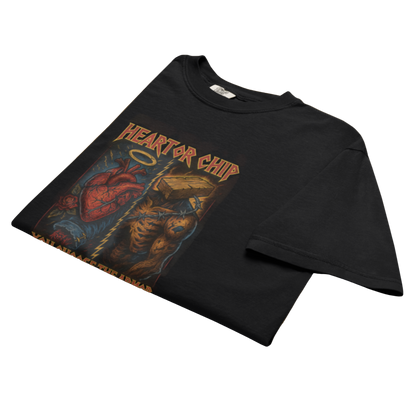 Petty Threads Co - Heart / Chip Armor - Comfort Colors 100% Cotton T-shirt