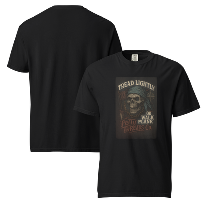 Petty Threads Co. - “Tread Lightly” Comfort Colors 100% Cotton T-shirt