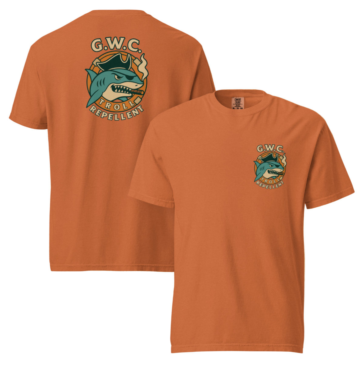 Petty Threads Co x G.W.C. - Troll Repellent - Comfort Colors 100% Cotton T-shirt