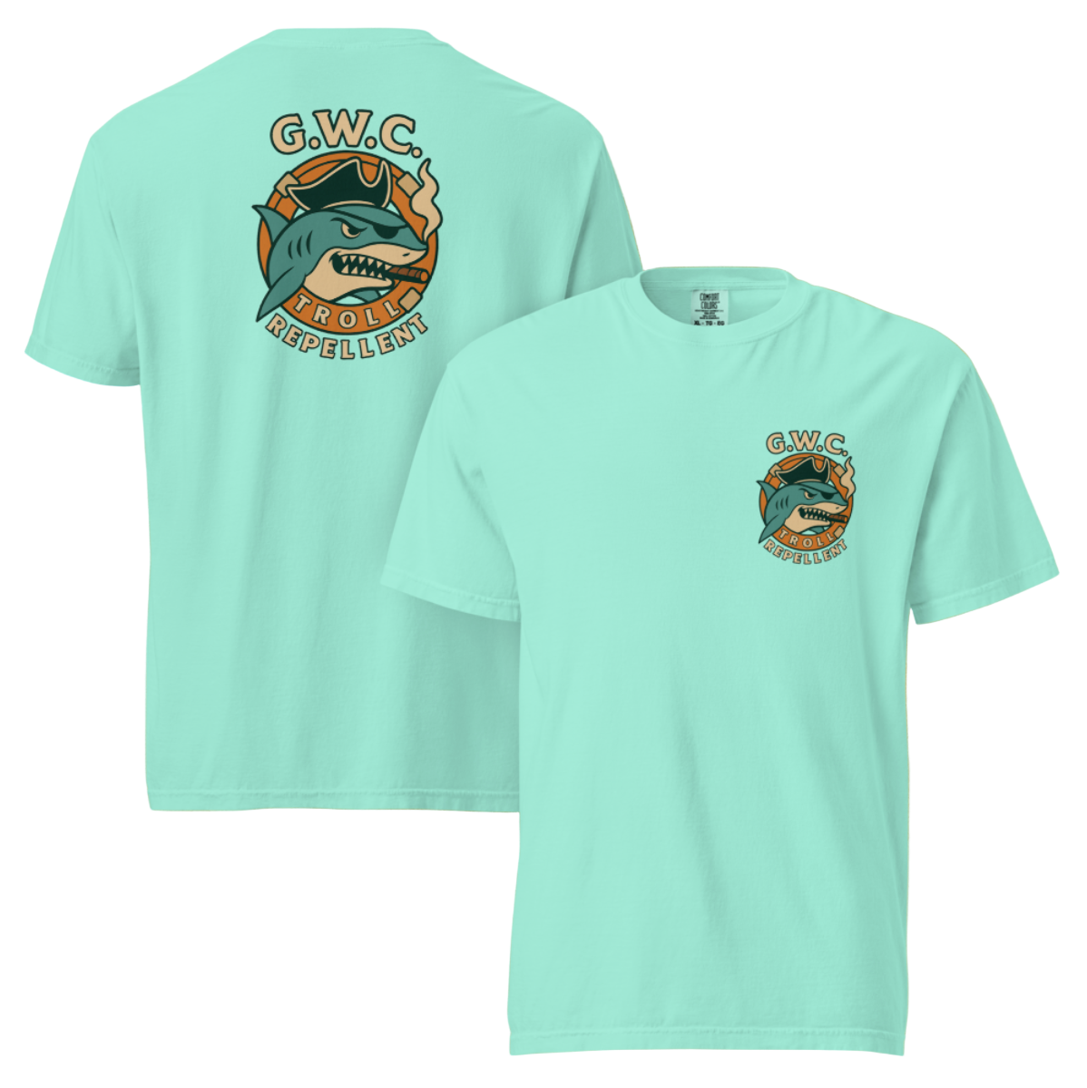 Petty Threads Co x G.W.C. - Troll Repellent - Comfort Colors 100% Cotton T-shirt