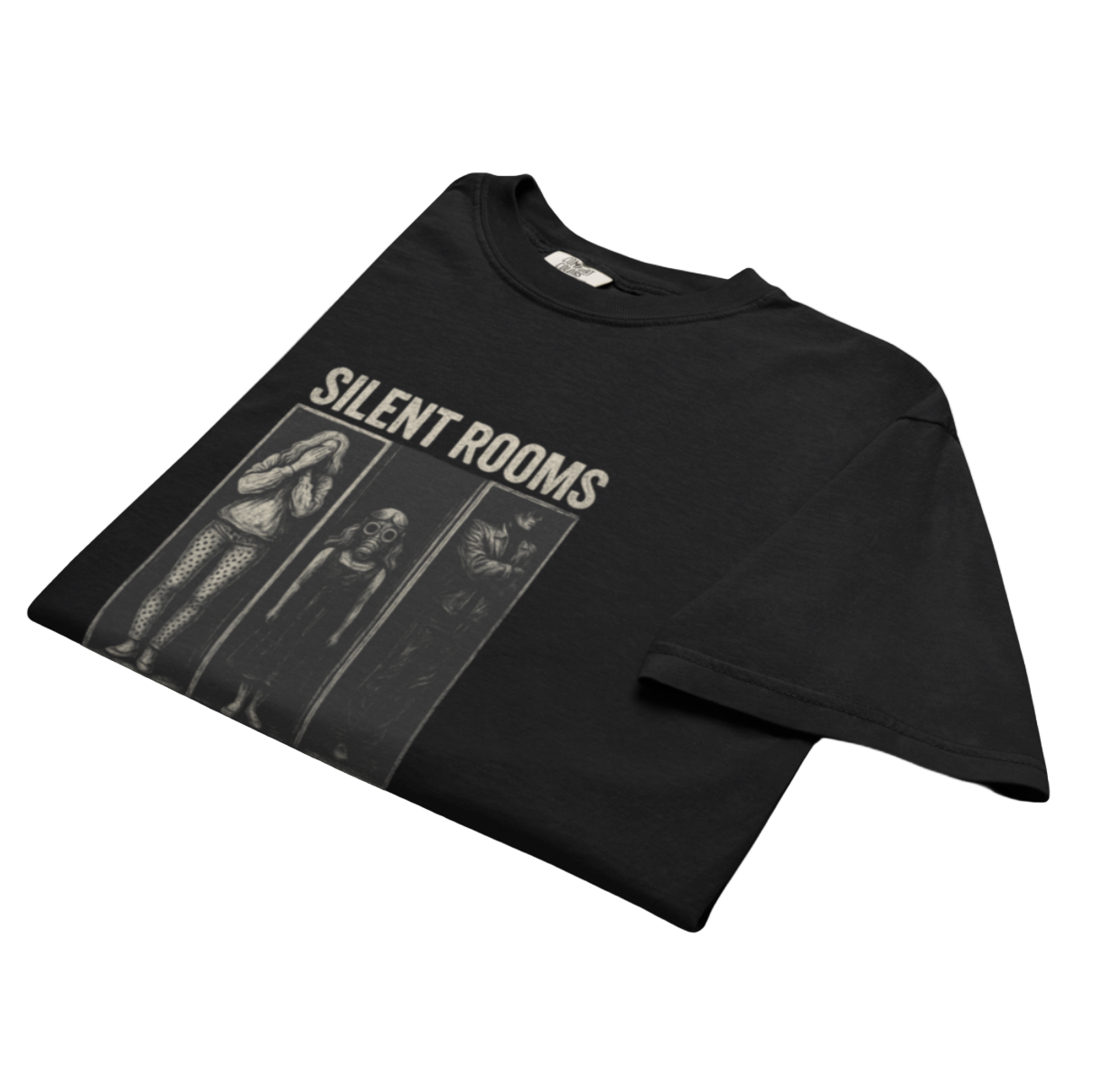 Petty Threads Co - “SILENT ROOMS” Comfort Colors 100% Cotton T-shirt