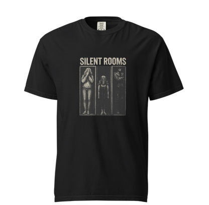 Petty Threads Co - “SILENT ROOMS” Comfort Colors 100% Cotton T-shirt