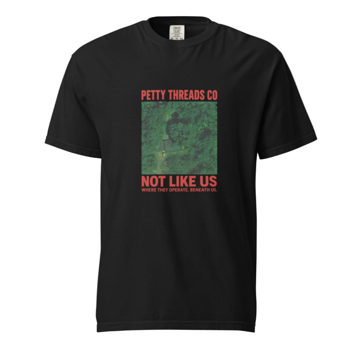Petty Threads Co – “Not Like Us” - Comfort Colors 100% Cotton T-shirt