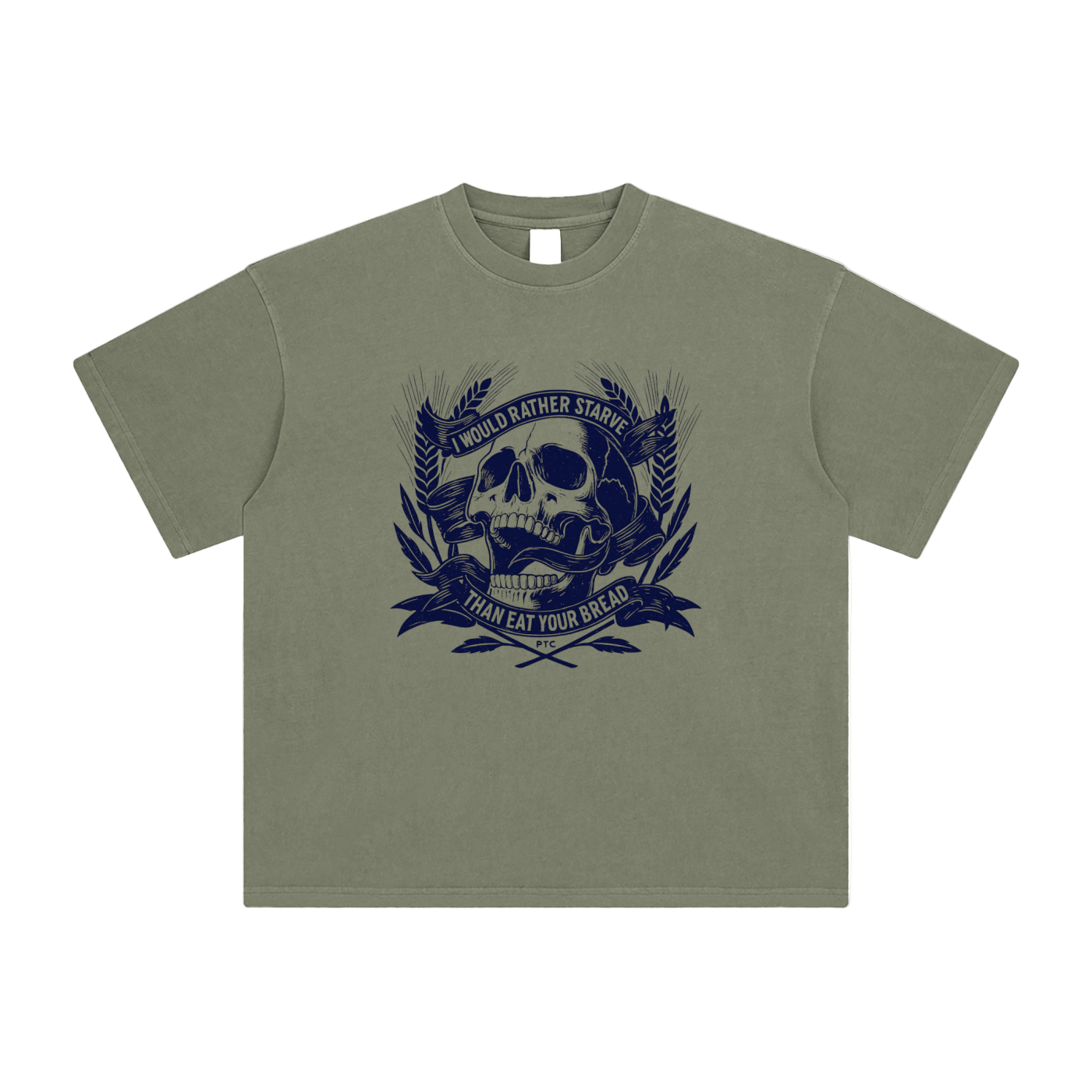 Petty Threads Co - Starve Before I Settle - Enzyme Washed T-Shirt