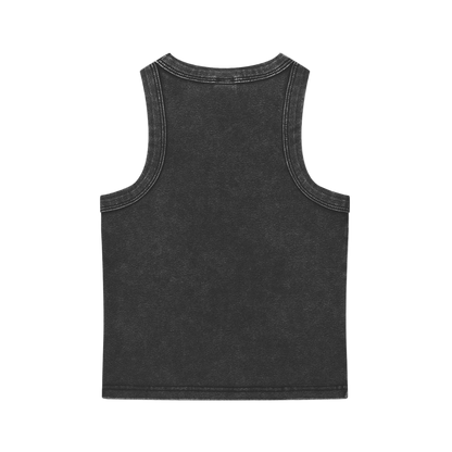 Petty Threads Co - Butterfly Effect: Stay Mad - Snow Washed Tank Top