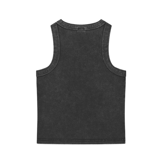 Petty Threads Co - Butterfly Effect: Stay Mad - Snow Washed Tank Top