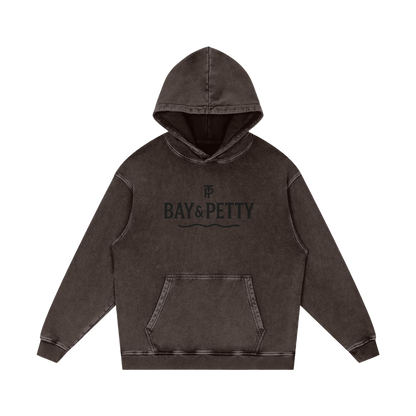 Petty Threads Co - Bay & Petty - Snow Washed Loose Cotton Hoodie