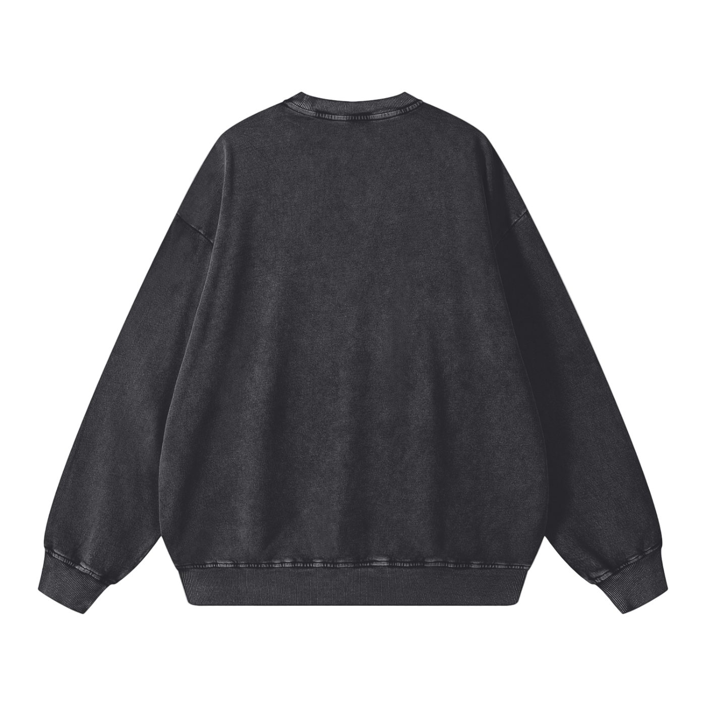 Petty Threads Co - The Smoke Room Halo - Snow Washed Oversized Sweatshirt
