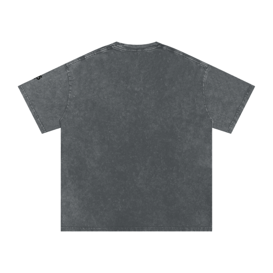 Petty Threads Co - Eye Don’t Miss - Snow Washed Oversized Cotton T-Shirt